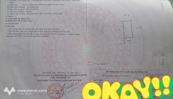 Cơ hội sở hữu ngay lô đất vuông vức tuyệt đẹp tại khu vực 7, Bùi Thị Xuân, Gia Lai