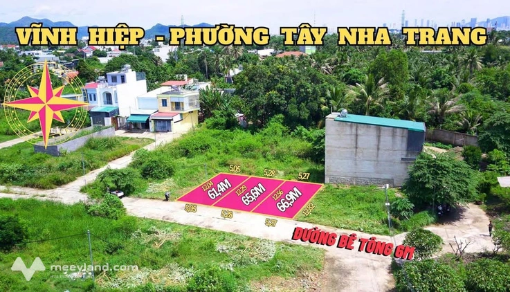 Sở hữu ngay 1 trong 3 lô đất liền kề tại phường Vĩnh Hiệp, Nha Trang