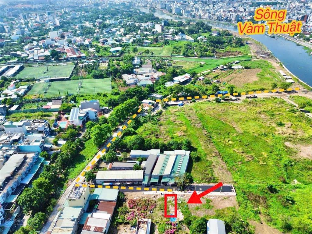 Bán lô đất siêu đẹp hẻm 154 vườn lài, an phú đông 84,1m2 đường nhựa có vỉa hè 10m cách cầu apd 1 km