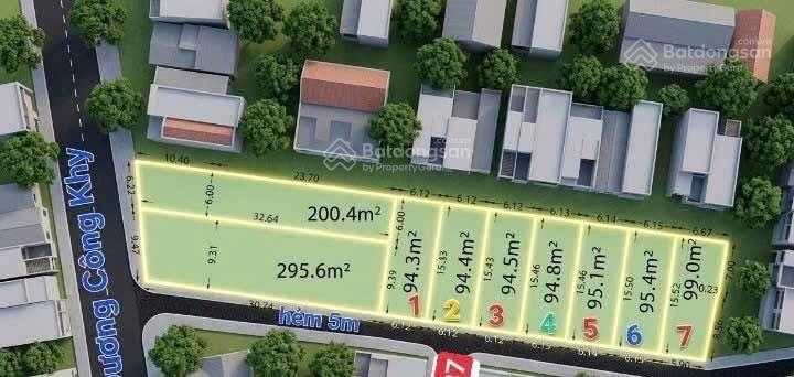 Bán gấp 6,15x15m đất thổ cư sổ riêng giá 2,9 tỷ đường dương công khi