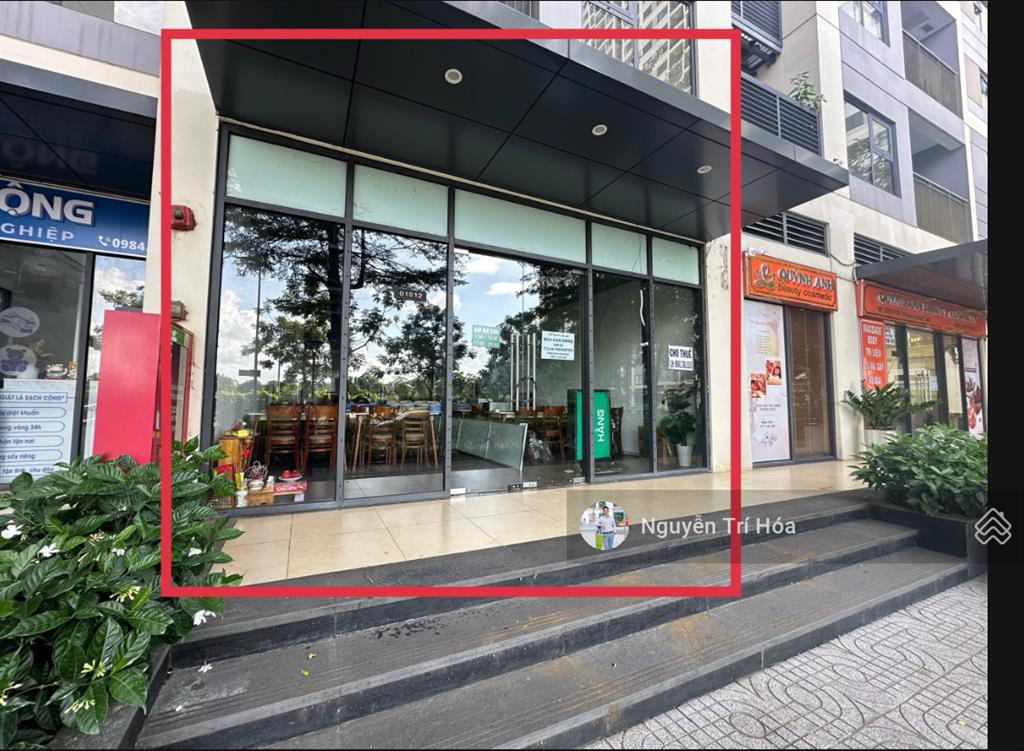 Shop chân đế vinhomes grand park 64m2 đang cho thuê 25tr/tháng, mặt tiền đường gần trường học