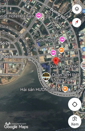 Bán cặp nền liền kề 837.4m2 mặt tiền 34m tại Khu đô thị mới Thành phố Hà Tiên, Kiên Giang