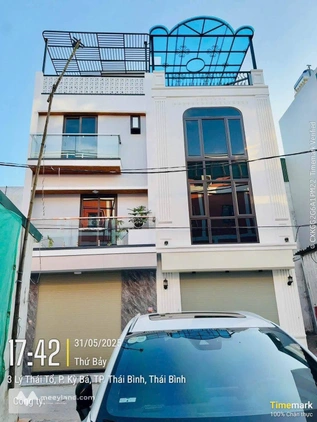 Chính chủ bán nhà 4 tầng, mặt tiền 4,5m cực đẹp tại Kỳ Bá, Thái Bình, sổ đỏ sẵn sàng