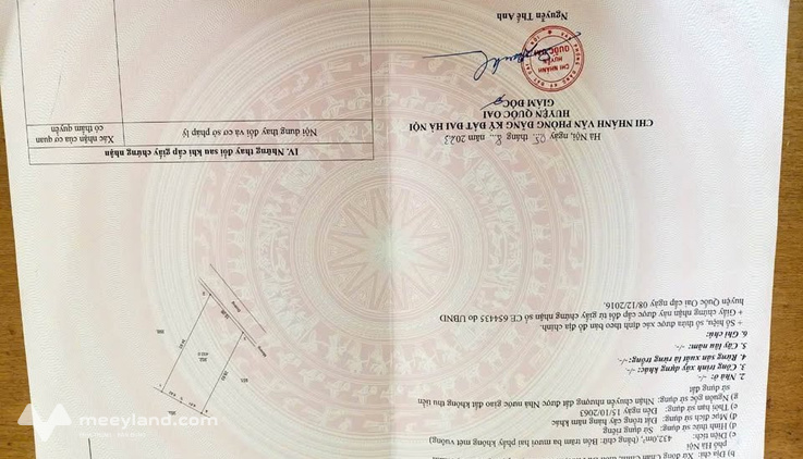 Mảnh đất vàng 432m2 tại Quốc Oai, sổ đỏ sẵn sàng, giá chỉ hơn 3 triệu/m2