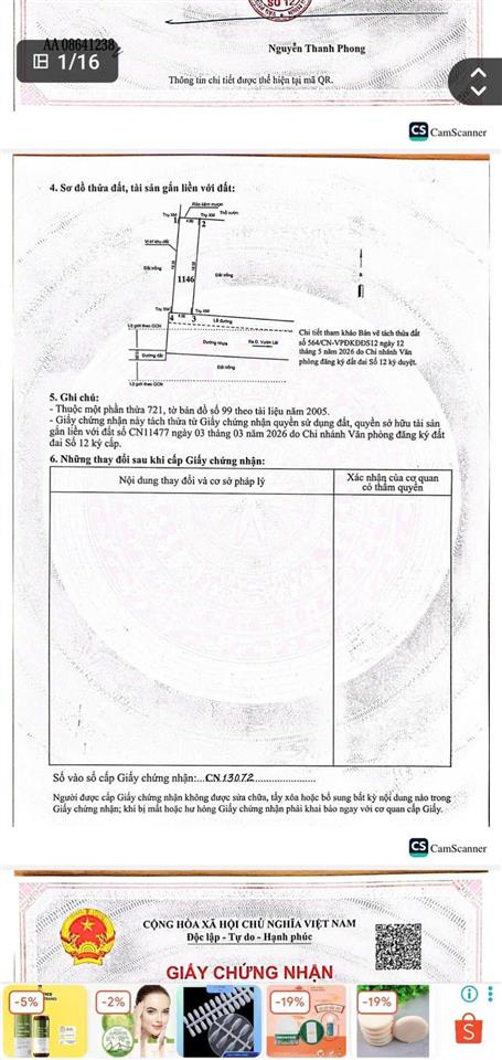 Bán đất hẻm 154 vườn lài gần sông vàm thuật, giá rẻ nhất khu 4mx19m