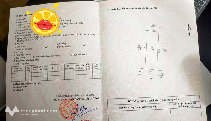 Bán đất đô thị Khu 8 Ngọc Châu, Thành phố Hải Dương - 67.5m2, mặt tiền 4.5m