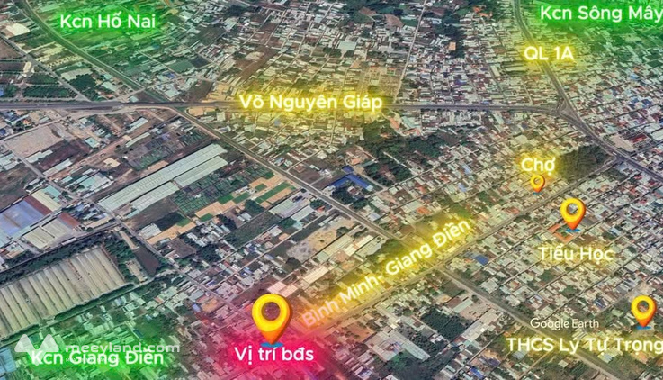 Mặt tiền kinh doanh đắc địa tại khu công nghiệp Giang Điền, Hố Nai, Đồng Nai