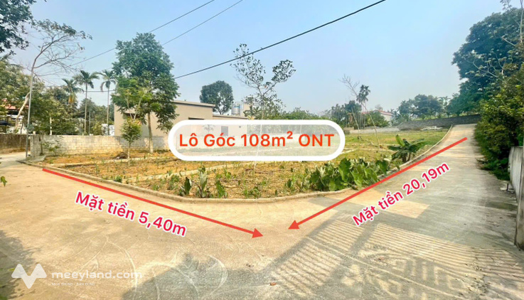 Siêu phẩm lô góc full thổ cư 108m², sát quy hoạch khu công nghiệp Thanh Cao
