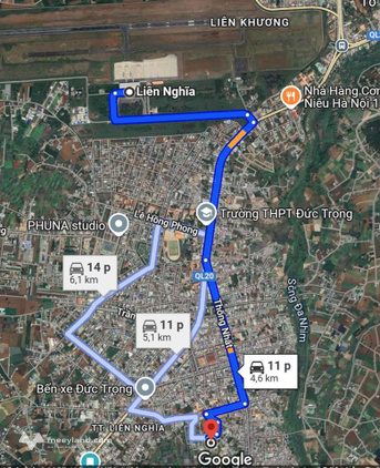 Bán đất thổ cư 91m2, mặt tiền 5m, thị trấn Liên Nghĩa, Đức Trọng, Lâm Đồng, giá ưu đãi 1,7 tỷ