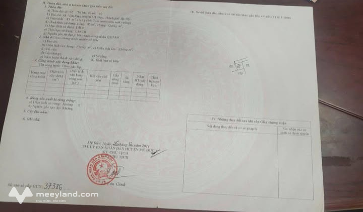 Đất thổ cư Mỹ Đức, Hà Nội, giá rẻ bất ngờ, chỉ 800 triệu