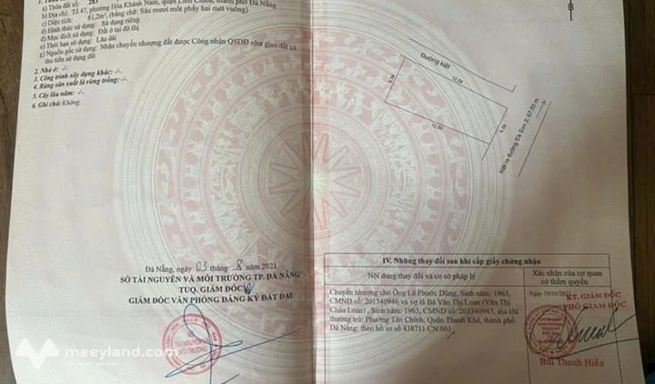 Đất 2 mặt tiền kiệt Hoàng Văn Thái, cơ hội vàng cho an cư và kinh doanh