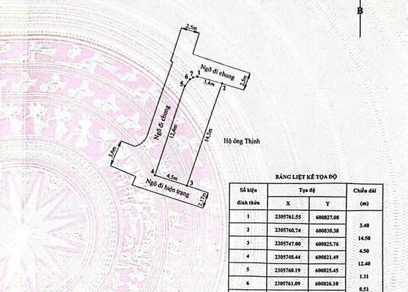 Đất 3 mặt thoáng, 64m2, gần chợ Lũng Hoa, Hải Phòng