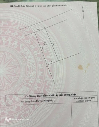 Đất vị trí đắc địa tại Đỗ Xá, Phú Xuyên, mặt tiền 5,34m, nở hậu
