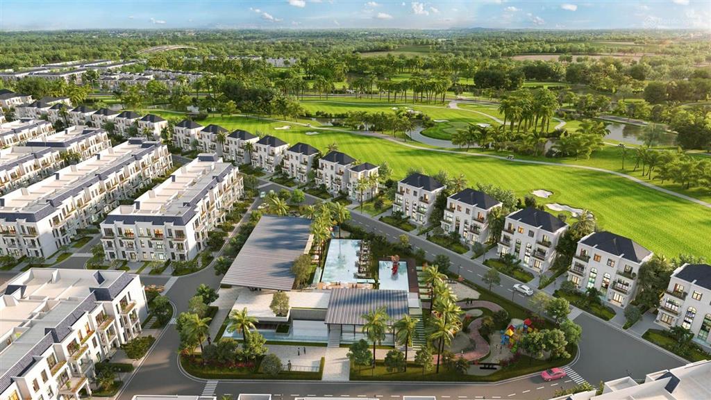 Bán biệt thự song lập green center long an, trong khu west lakes golf, dt 200m, giá 7,7 tỷ full