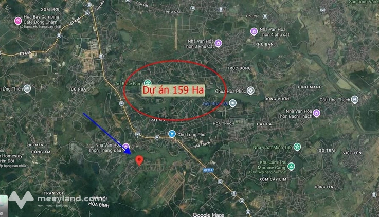 Đất vàng Hòa Lạc, sổ đỏ vuông vắn, giá tốt nhất