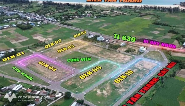 Đất biển Tân Thanh, 8m x 25m, view biển xịn sò, giá chỉ 1,2 tỷ
