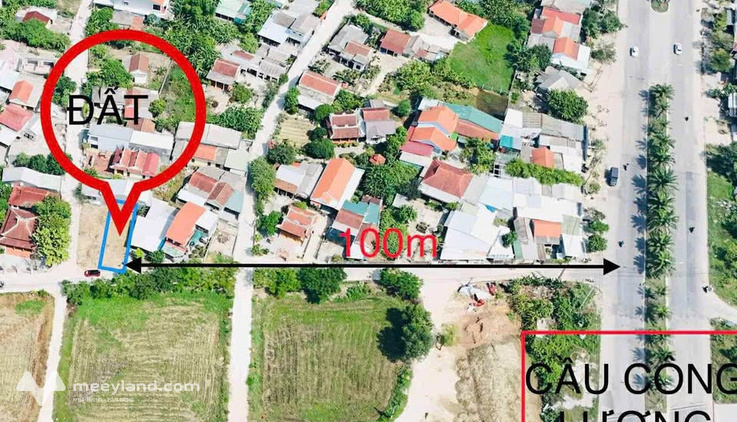 Bán đất mặt tiền xóm Dưỡng Mong, Thành phố Huế, nở hậu, gần chợ