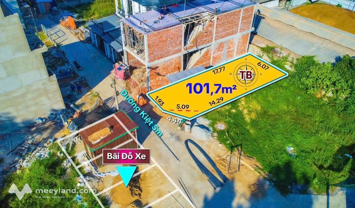 Bán đất kiệt Minh Mạng, 100m2, hướng Đông Nam, giá 1,7 tỷ, cơ hội vàng