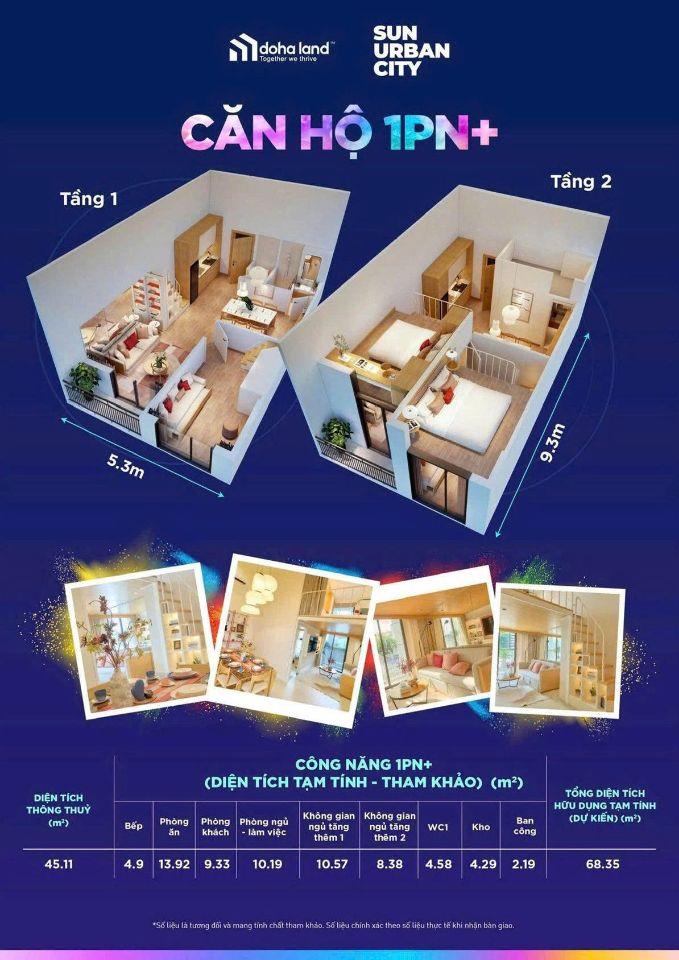 🔥 CĂN HỘ 1PN+ SUN URBAN CITY HÀ NAM: VỐN ÍT, TẦM NHÌN LỚN – CƠ HỘI TÍCH SẢN KHÔNG THỂ BỎ LỠ TRONG NĂM 2026!