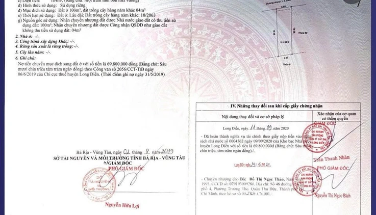Chỉ còn 2 lô đất vàng mặt tiền đường nhựa An Ngãi - Giá rẻ bất ngờ