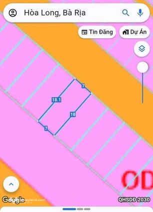 Đất vàng Thành Đô Bà Rịa - Mặt tiền 7m, diện tích 126m2, giá chỉ 1.06 tỷ