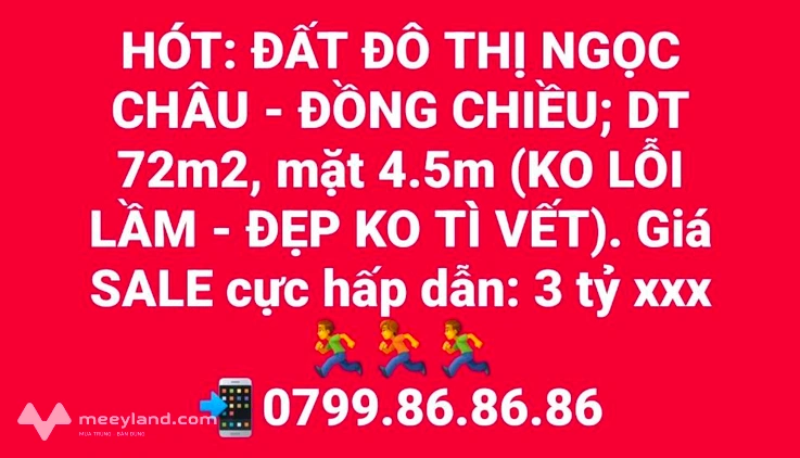 Đất đô thị Ngọc Châu 3 Tỷ, đường rộng 15.5m, sổ đỏ sẵn sàng - Dừng bỏ lỡ