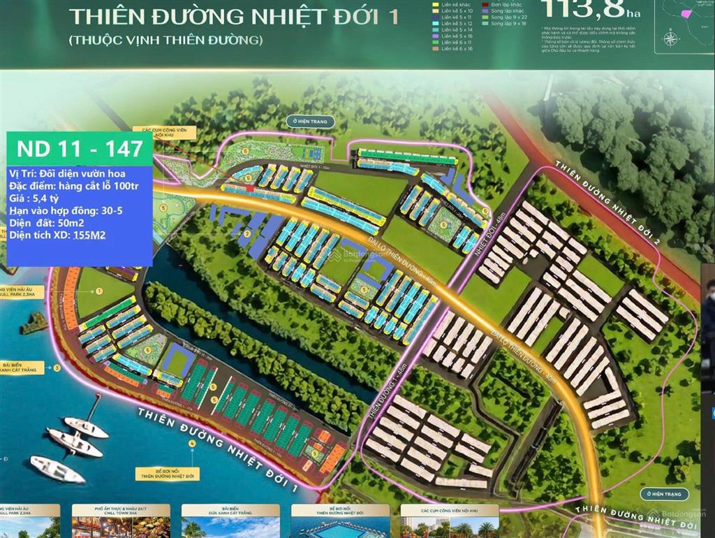 Cắt lỗ 200tr liền kề nd 11147 50m² giá 4,1 tỷ đã vào 400tr hạn 30/5 vào hd 0934 503 ***