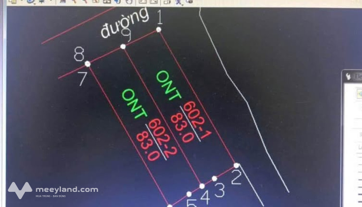 Bán 2 lô đất thổ cư 83m2 tại Chân Sơn, Hương Sơn, Vĩnh Phúc