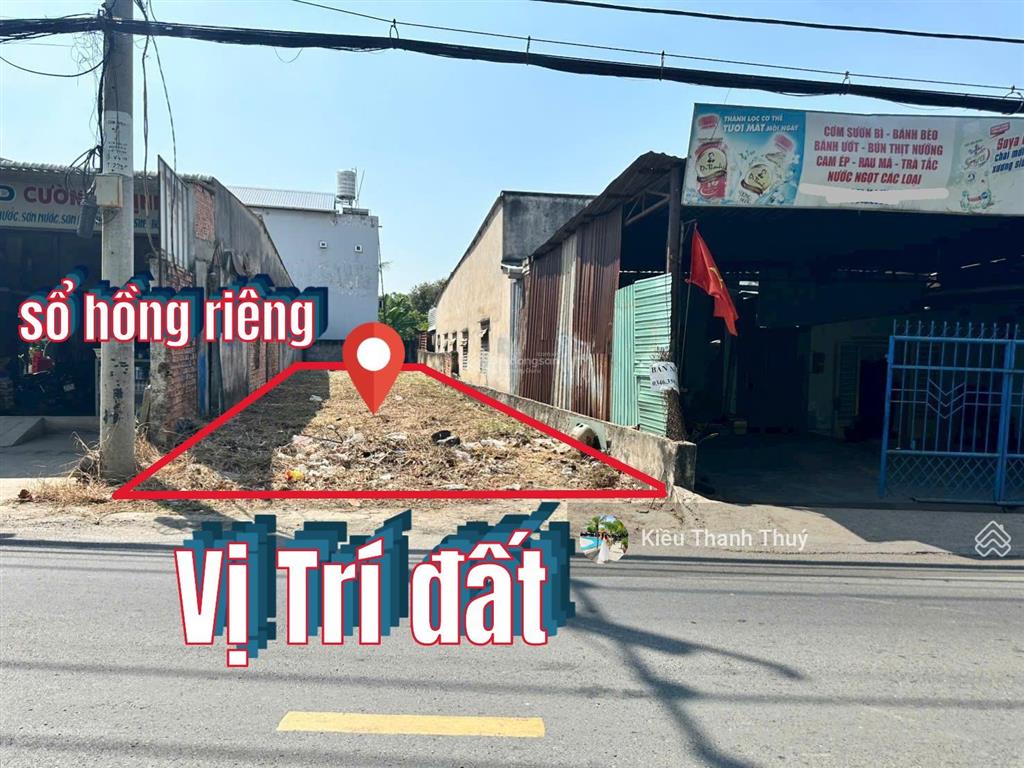 Bán lô đất 116m2/ giá 1.05tỷ. đ. võ văn điều, trung lập thượng. sổ hồng. ngay chợ trung lập thượng