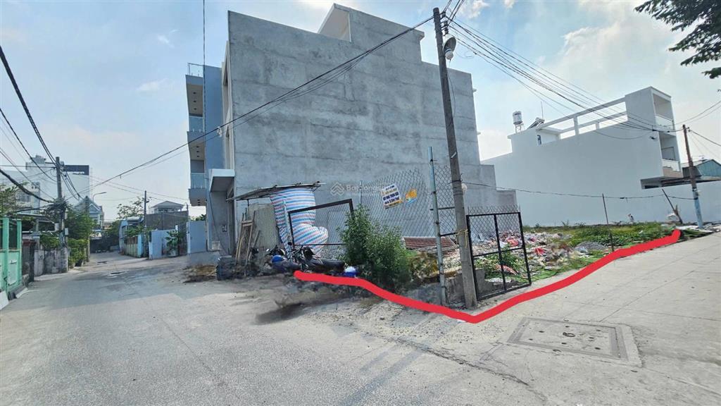 Bán đất góc 2 mt hẻm trịnh thị miếng, đông thạnh, hóc môn, tp. hồ chí minh. dt 95,3m2 giá 4,99 tỷ