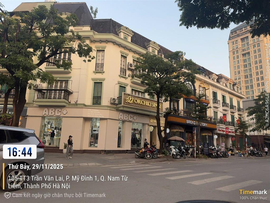 Bán nhanh căn góc 168m2 khu the manor phố hàn quốc mỹ đình, sẵn dòng tiền 160tr/tháng