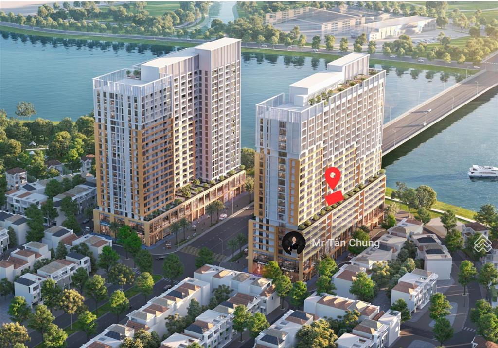 Studio view sông hàn, pháo hoa diện tích 31,6m2 giá 2,6 tỷ