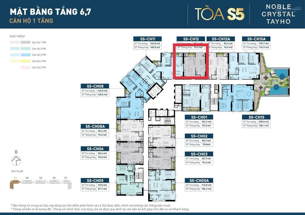 Suất ngoại giao căn 75m2 noble crystal tây hồ nhỉnh 11 tỷ, htls 48 tháng. hướng bắc view sông hồng