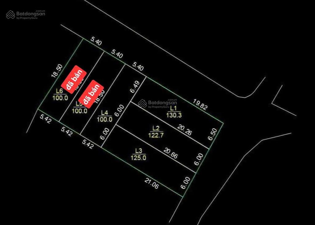 Bán đất tại đường thái lai, xã minh trí, sóc sơn, hà nội, 16,5 triệu / m2, 100 m2 chỉ với tốt