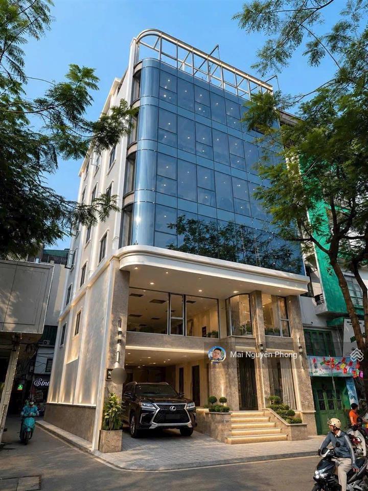 Bán building trần thái tông, cg, 130m2x10t có hầm, dt 200tr/tháng, vỉa hè 8m, kđt quy hoạch ổn định