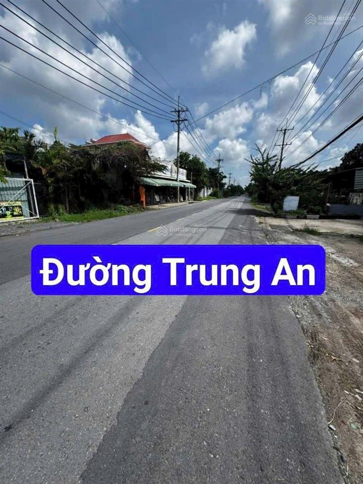 Giá ngộp. bán đất thổ cư mặt tiền trung an, ngay tỉnh lộ 8