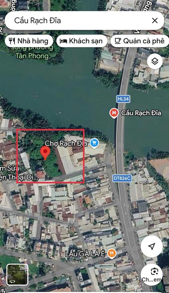 Bán lô đất 2255m2 (thổ cư 1081) mặt sông ngay cầu rạch đỉa, đường lê văn lương, nhà bè. giá 90 tỷ