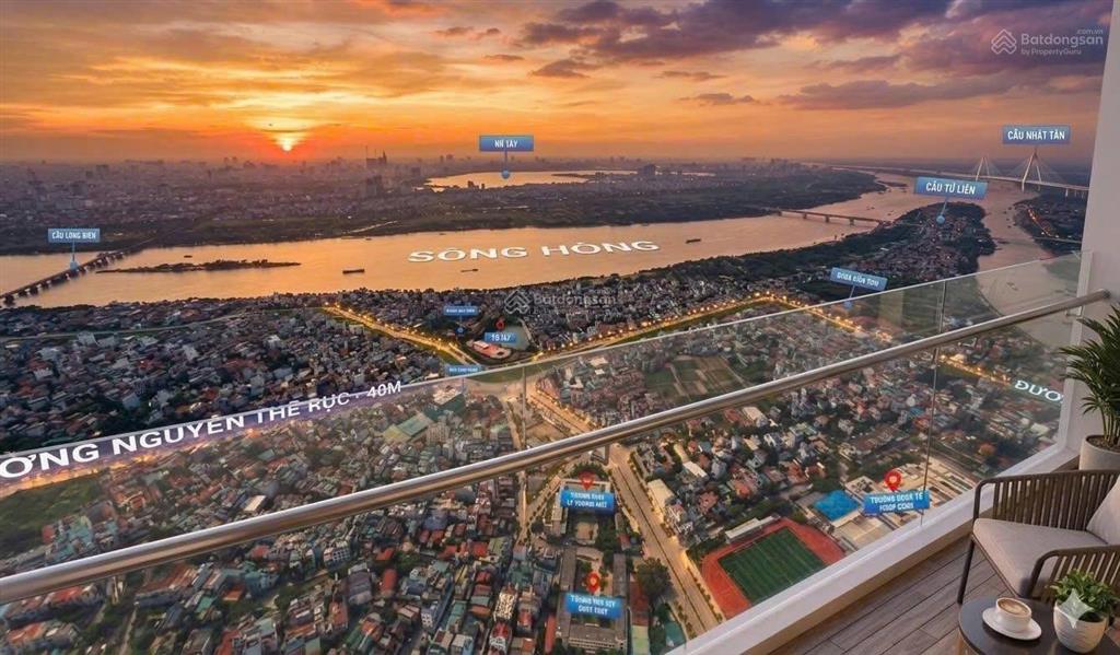 Duplex hướng đn view hồ 22ha & view sông hồng cực đẹp 276m2 giá cực tốt mik khai sơn, ngọc thụy