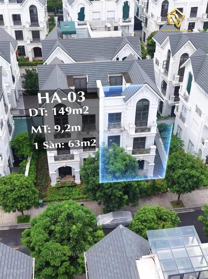 Biệt thự song lập hải âu 3. diện tích xây lớn, nở hậu. giá tốt