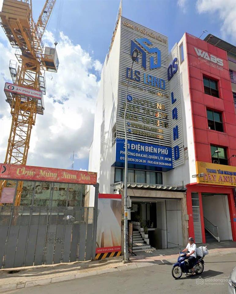 Bán tòa nhà mặt tiền điện biên phủ, quận 1, dt 5,55x16,2m, hầm 7 tầng,hđt 150tr/th,giá bán 63 tỷ