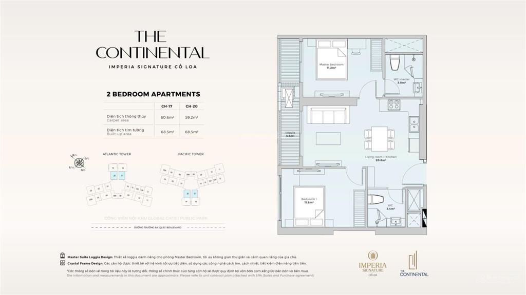 Căn 2 phòng ngủ rẻ nhất imperia signature kdt vinhomes cổ loa chỉ hơn 5 tỷ