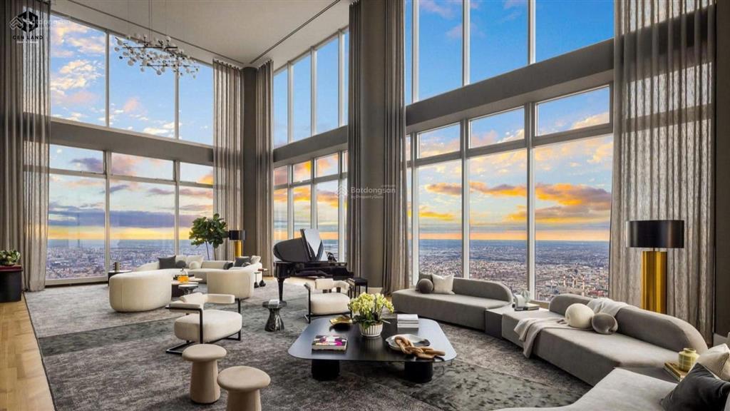 Căn hộ penduplex 499m² giá 100tr/m sở hữu bể bơi riêng, ban công rộng bằng sân cầu lông, view sông
