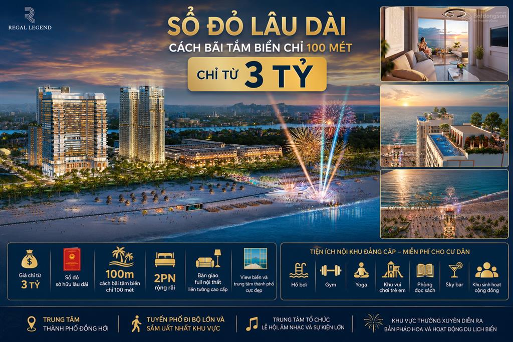 Sổ đỏ lâu dài cách bãi tắm biển chỉ 100 mét, chỉ 3 tỷ