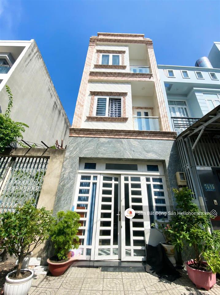 Nhà 03 tầng đông hưng thuận 05, quận 12 4x13m hẻm ô tô gần tân bình giá 5,2 tỷ