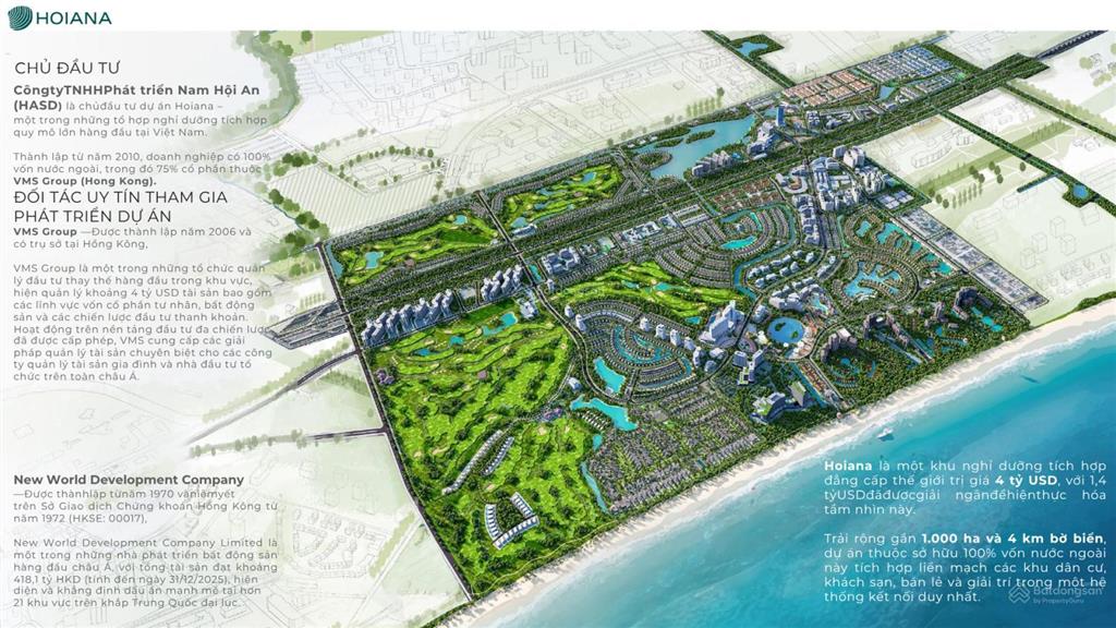 Độc quyền 1 căn hoiana beach villas, dự án hot nhất nam hội an 2026, gọi ngay pkd chủ đầu tư