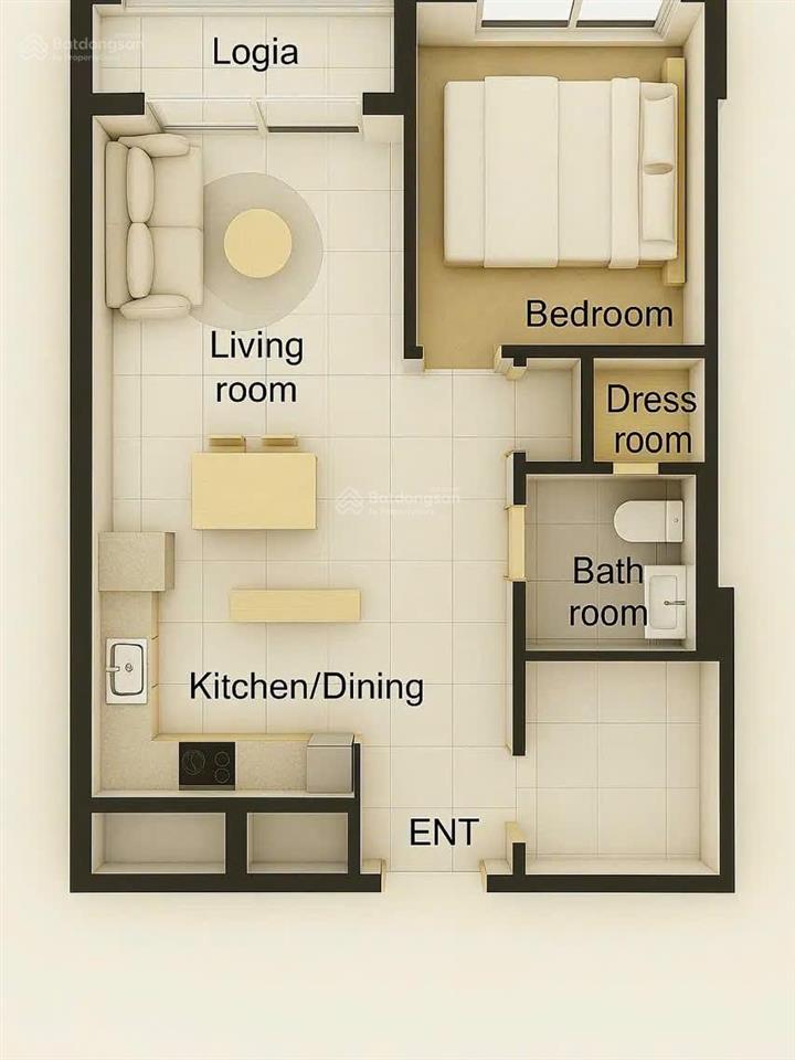 Chuyển nhượng suất ngoại giao căn hộ 1n chung cư k8 starlake tây hồ tây gđ2