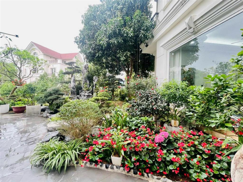 Bán bt hoa sữa view vườn hoa phía sau view sông thang máy. 210m2, 4 tầng. giá thương lượng