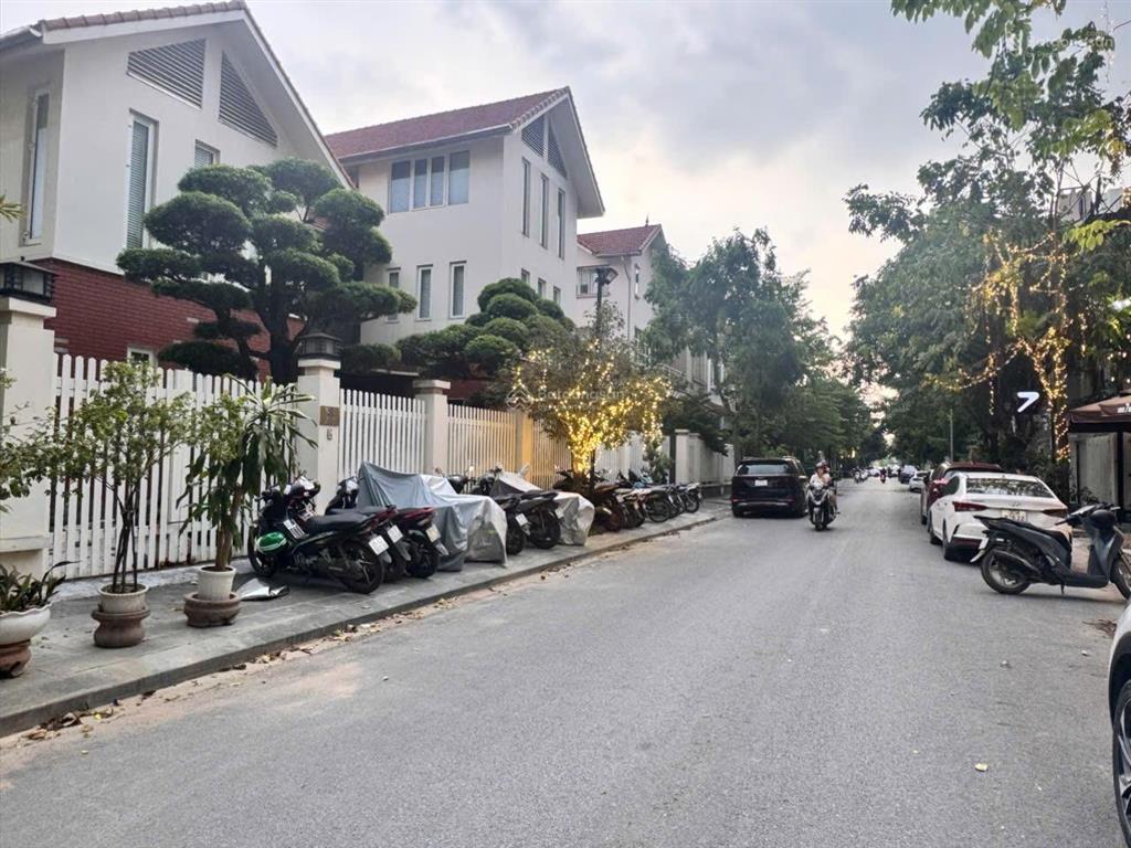 Bán gấp biệt thự làng việt kiều châu âu diện tích 250m 4 tầng mặt tiền 12m giá 65 tỷ.
