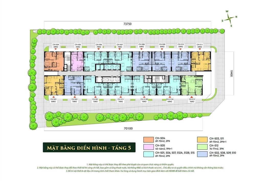 Bán căn hộ 70m2 2pn 2vs mặt đường nguyễn xiển
