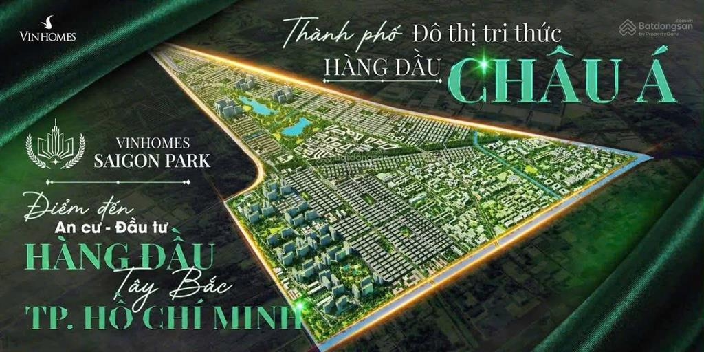 Vinhomes sài gòn park hóc môn tâm điểm đầu tư mới cửa ngõ tây bắc